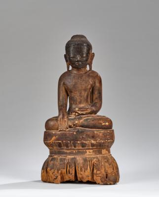 Buddha Shakyamuni, Burma, 18. Jh., - Asiatische Kunst