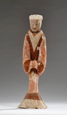 Figur eines Dieners, China, Han Dynastie (206 v. Chr.-220 n. Chr.), - Asian Art