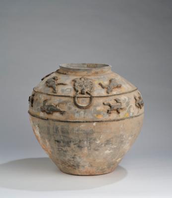 Gefäß, China, Han Dynastie (206 v. Chr.-220 n. Chr.), - Asiatische Kunst