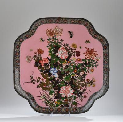 Große Cloisonné-Schale, Japan, Meiji Periode, - Arte Asiatica