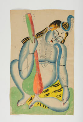 Kalighat-Schule, Bengalen, Ostindien, Ende 19. Jh. - Arte Asiatica