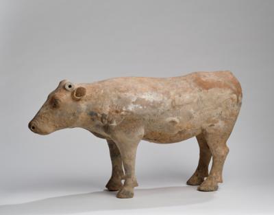 Stier, China, Han Dynastie (206 v. Chr.-220 n. Chr.), - Asijské umění