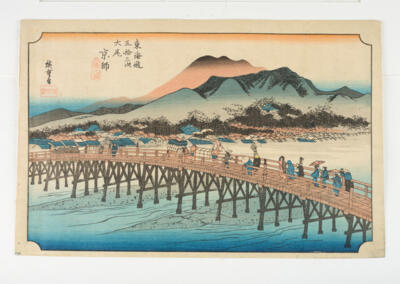 Utagawa Hiroshige (1797-1858) Nachschnitt - Asijské umění