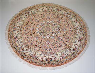Täbriz rund ca. 300 cm im Durchmesser, - Teppiche für Sammler und Einrichter