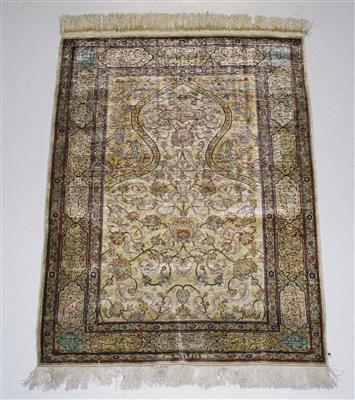 Hereke Seide ca. 147 x 109 cm, - Teppiche für Einrichter und Sammler