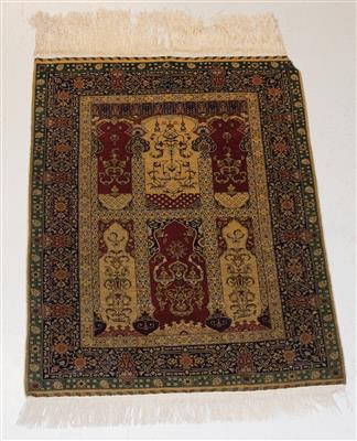 Hereke Seide ca. 135 x 104 cm, - Carpets