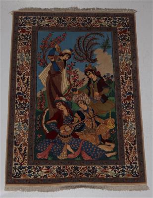 Isfahan ca. 151 x 108 cm, - Teppiche für Einrichter und Sammler