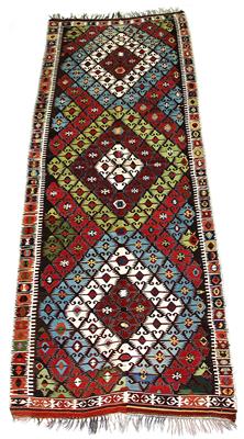 Aksaray Kelim ca. 425 x 155 cm, - Teppiche für Einrichter und Sammler