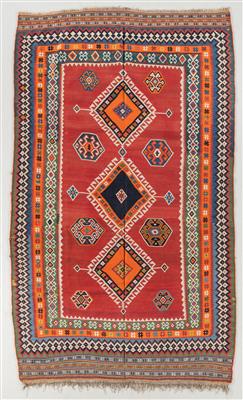 Gaschgai Kelim ca. 264 x 160 cm, - Teppiche für Einrichter und Sammler