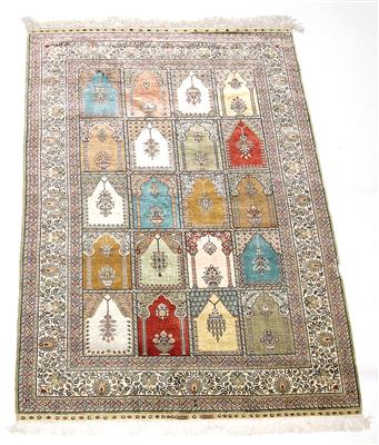 Kayseri Seide ca. 209 (215) x 149 cm, - Teppiche für Einrichter und Sammler