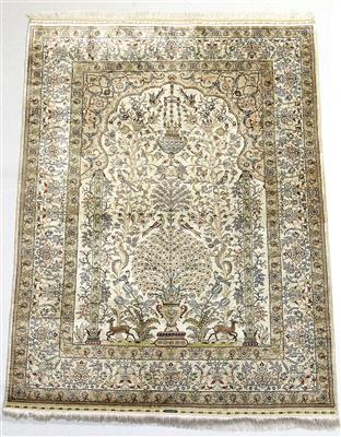 Hereke Seide ca. 175 x 126 cm, - Teppiche für Einrichter und Sammler