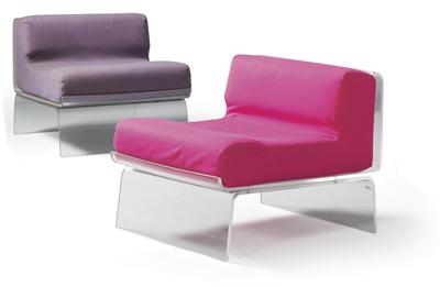 Paar Lounge Chairs, - Design