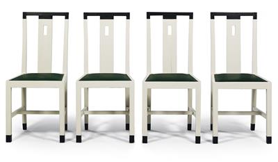 A set of four chairs, - Design