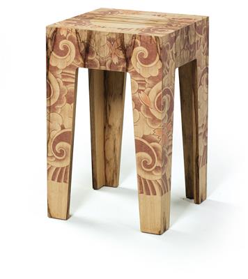 A “Yakuza” side table, designed and manufactured by Reddish Design - Design