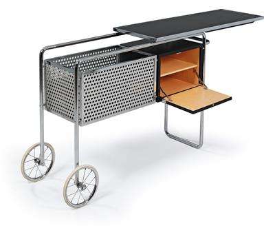 A cocktail trolley, designed by Alfred Roth - Design