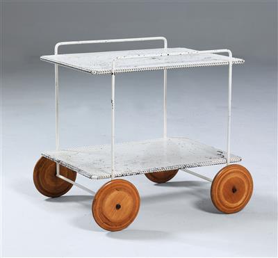 A rare serving trolley, Carl Auböck * - Design