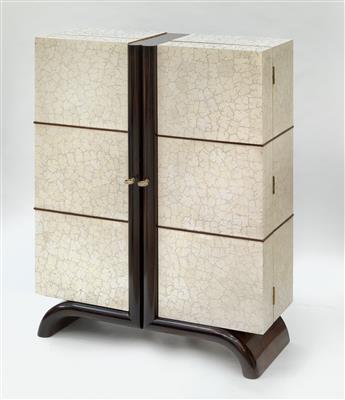 A rare and early cocktail cabinet, designed and manufactured by Aldo Tura - Design