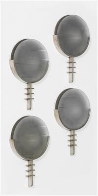 A set of four large wall lights - Design