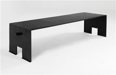 An “Umberto” couch table, designed and manufactured by Eric Schmitt, - Design