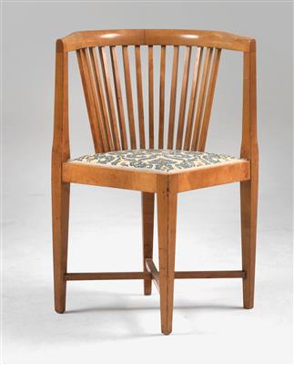 A corner chair, Vienna, - Design