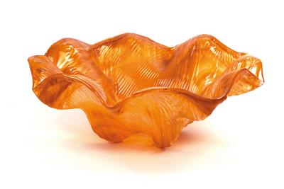 A large “Ninfee arancia” bowl, designed by Toni Zuccheri, - Design
