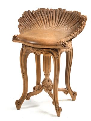 A piano stool, Hampton & Sons of Pall Mall, - Design