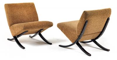 Paar seltene Sessel, EntwurfArnold Bode, - Design