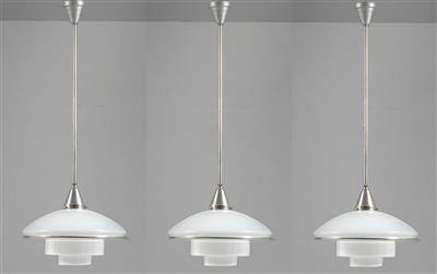 A set of three “Sistra” pendant lamps, designed by C. F. Otto Müller - Design