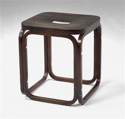 A stool from the main hall of the Austrian Postal Savings Bank, designed by Otto Wagner, - Design