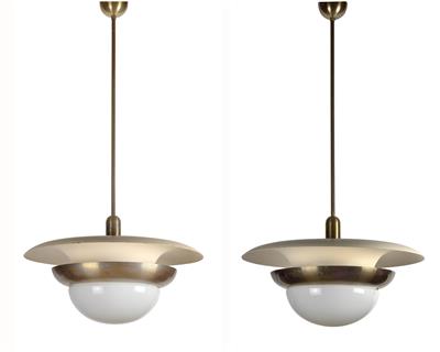 A pair of Functionalist hanging lights, - Design