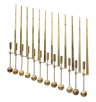 A set of twelve “Pendulum” wall candleholders, designed by Pierre Forsell, - Design