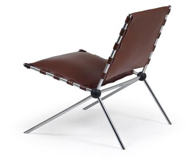 A “PSE 58” chair (“Tubular Ball Joint Chair”), designed by Paul Schneider-Esleben, - Design