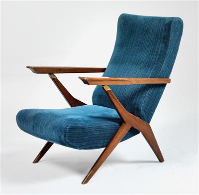 An armchair, designed and manufactured by Antonio Gorgone, - Design