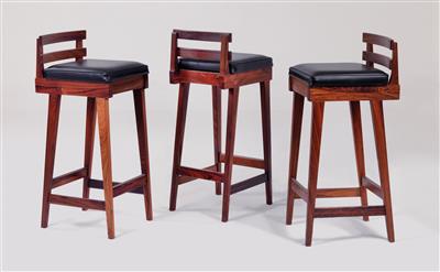 Three bar stools, Dyrlund, - Design