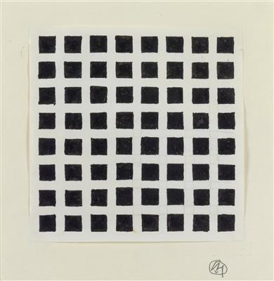 A design featuring a pattern of squares, Josef Hoffmann, - Design