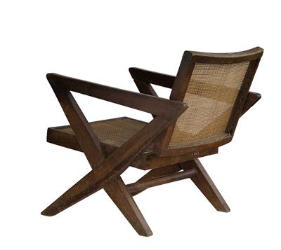 A rare “Cross easy chair”, designed by Pierre Jeanneret - Design