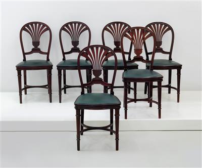 A set of six chairs, Model No. 702, Gebrüder Thonet, - Design