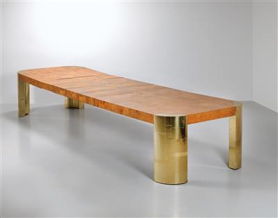 A large “Cityscape” extension table, designed by Paul Evans, - Design