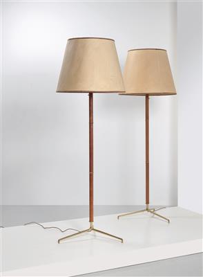 A pair of “Helios” floor lamps, Model No. 2035, J. T. Kalmar, - Design