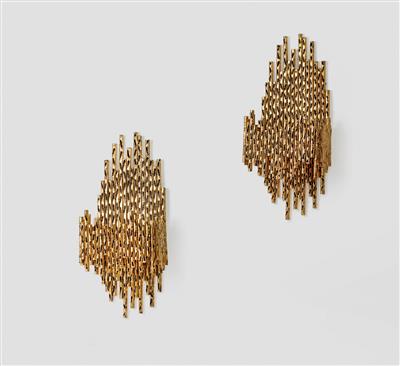 A pair of wall appliques, designed by Marcello Fantoni, - Design