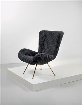 An upholstered chair, designed by Johann Joseph Grill, - Design