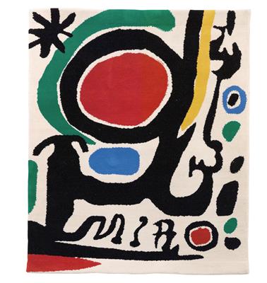 A wall carpet, after Joan Miró, - Design