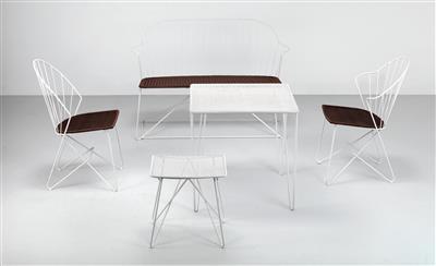 A group of seating furniture from the Sonett series, designed by Arch. J. O. Wlader & V. Mödlhammer, - Design