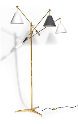 Stehlampe Mod. Triennale, Entwurf Angelo Lelli, - Design