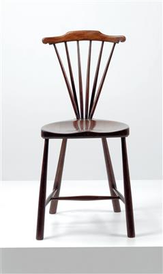 A fan-back chair, - Design