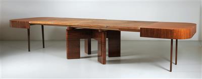 An extending table/dining table, designed by Michael Rachlis 1933, - Design