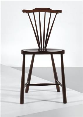 A fan-back chair, - Design