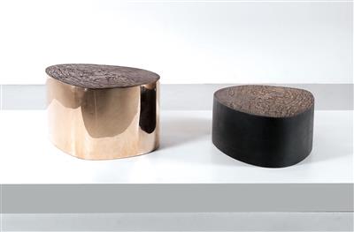 Two side tables, Models Albeo I and Albeo II, designed by Irene Maria Ganser 2014/15, - Design
