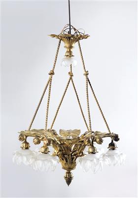 A large chandelier, for E. Soleau, Paris c. 1904, - Design