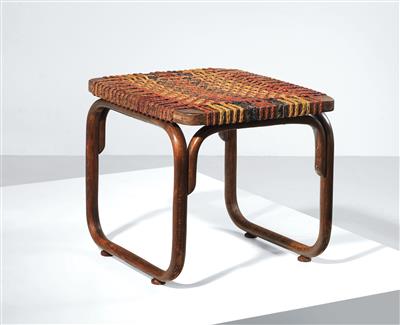 A stool, designed by Josef Frank for Haus & Garten, Vienna, c. 1928, - Design